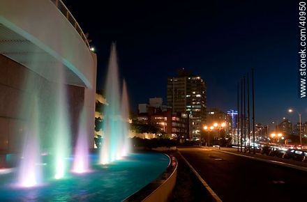 Fountain in Conrad Hotel - Punta del Este and its near resorts - URUGUAY. Foto No. 40950