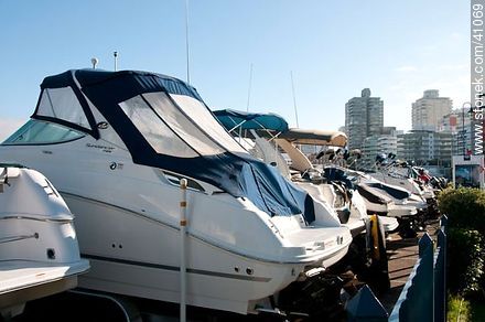 Yachts in land - Punta del Este and its near resorts - URUGUAY. Photo #41069