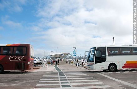 Buses with tourists - Punta del Este and its near resorts - URUGUAY. Photo #41042