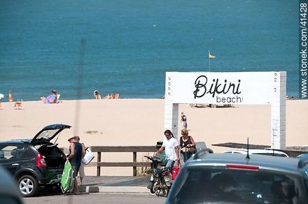 Bikini beach in resort Manatiales - Punta del Este and its near resorts - URUGUAY. Foto No. 41428