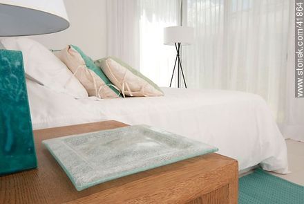 Dormitorio de residencia de verano puntaesteño - Punta del Este y balnearios cercanos - URUGUAY. Foto No. 41864