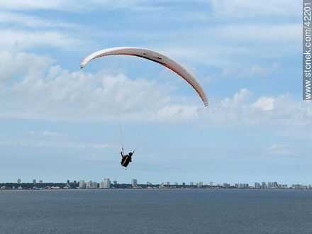 Paragliding in Punta Ballena - Punta del Este and its near resorts - URUGUAY. Foto No. 42201