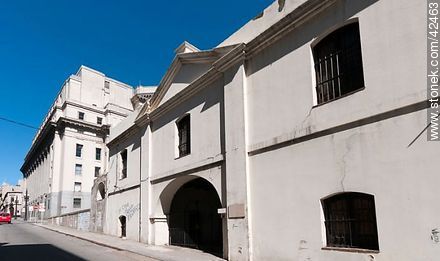 Sede del apostadero naval español desde 1776. Calle Zabala. - Departamento de Montevideo - URUGUAY. Foto No. 42463
