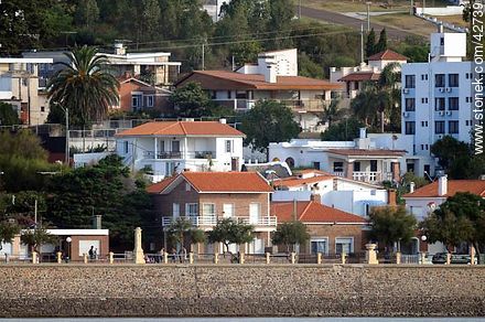 Houses over port promenade - Department of Maldonado - URUGUAY. Photo #42739