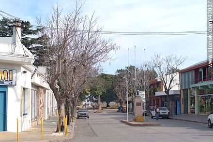José Batlle y Ordóñez St. in city La Paz - Department of Canelones - URUGUAY. Foto No. 43037