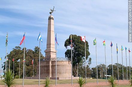 Obelisk of Las Piedras - Department of Canelones - URUGUAY. Photo #43016