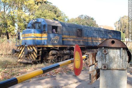 Locomotora en Peñarol - Departamento de Montevideo - URUGUAY. Foto No. 43106