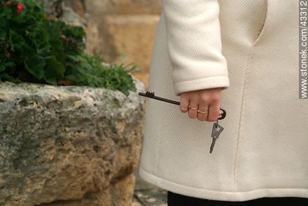 Old key, modern key. - Region of Poitou-Charentes - FRANCE. Foto No. 43312