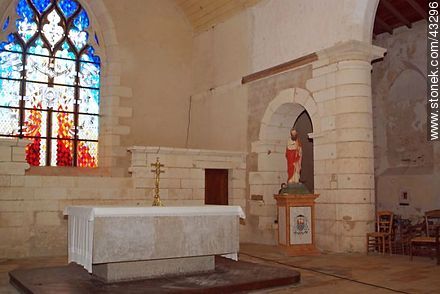Citadelle fortifiée de Brouage. Ciudadela de Brouage. Iglesia. - Región de Poitou-Charentes - FRANCIA. Foto No. 43296
