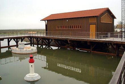 Piscina de cultivo de ostras - Región de Poitou-Charentes - FRANCIA. Foto No. 43280