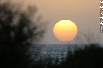 Giant sunset sun - Department of Maldonado - URUGUAY. Photo #43420