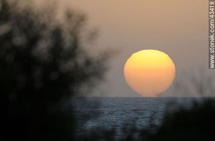Sol gigante del atardecer -  - IMÁGENES VARIAS. Foto No. 43419