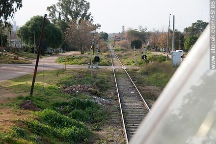 Vista desde la locomotora - Departamento de Montevideo - URUGUAY. Foto No. 45186