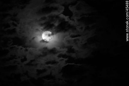 Full Moon in the clouds -  - MORE IMAGES. Photo #45488