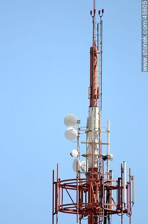 Communications mast -  - MORE IMAGES. Photo #45905