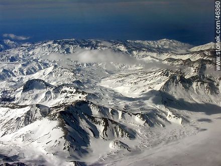 Los Andes desde el cielo - Provincia de Mendoza - ARGENTINA. Foto No. 46360