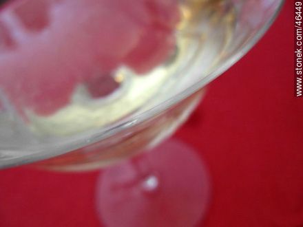 Edge of champagne glass -  - MORE IMAGES. Photo #46449