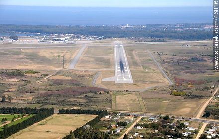 Carrasco airport runway header  - Department of Canelones - URUGUAY. Photo #46816