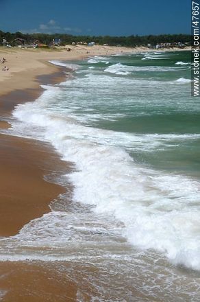 Playa San Francisco un día ventoso - Departamento de Maldonado - URUGUAY. Foto No. 47657