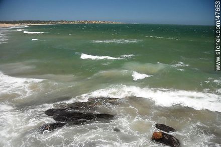 Playa San Francisco un día ventoso - Departamento de Maldonado - URUGUAY. Foto No. 47653