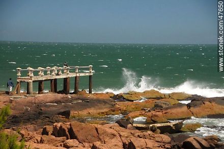 Muelle de Punta Fría - Departamento de Maldonado - URUGUAY. Foto No. 47650