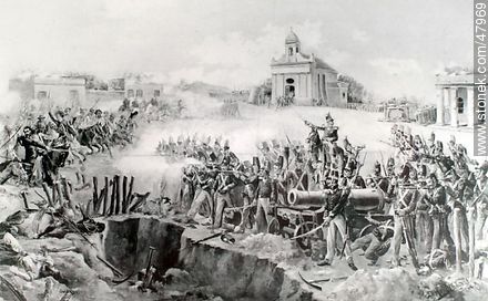 Battle in San José, April 25, 1811. -  - URUGUAY. Foto No. 47969