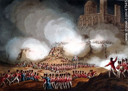 Storming of Montevideo, 1807. Toma de Montevideo por los ingleses, 1807. - Departamento de Montevideo - URUGUAY. Foto No. 47945