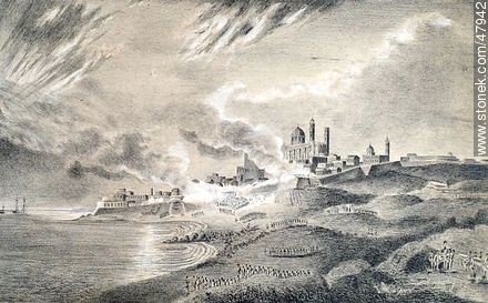 Storming of Montevideo, 1807. Asalto de Montevideo por los ingleses el 3 de febrero de 1807. - Departamento de Montevideo - URUGUAY. Foto No. 47942