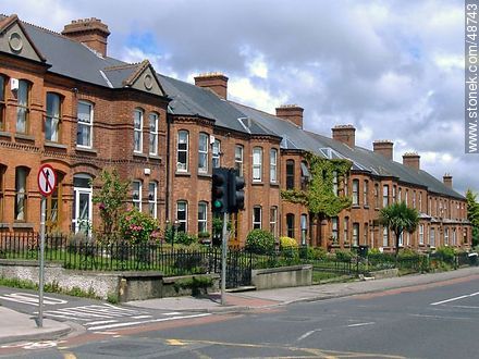 Typical Irish urban housing - Ireland - BRITISH ISLANDS. Foto No. 48743