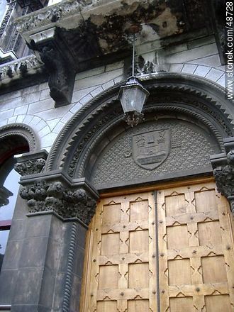 Antigua puerta y farol - ireland - ISLAS BRITÁNICAS. Foto No. 48728
