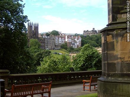 Vista desde National Galleries of Scotland. The University of Edinburgh. - Escocia - ISLAS BRITÁNICAS. Foto No. 49142