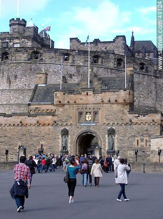 El Castillo de Edimburgo.  - Escocia - ISLAS BRITÁNICAS. Foto No. 49124