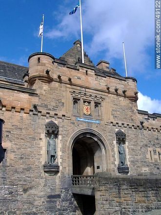 El Castillo de Edimburgo.  - Escocia - ISLAS BRITÁNICAS. Foto No. 49122