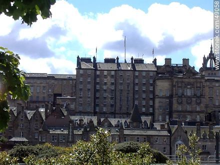 Old buildings of Edinburgh - Scotland - BRITISH ISLANDS. Foto No. 49058