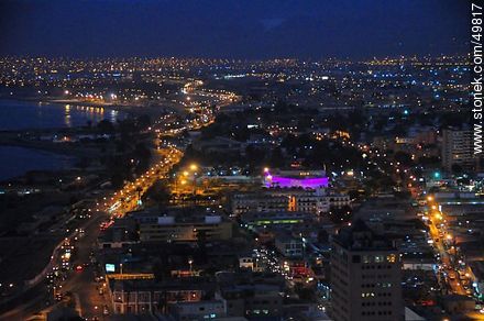 Aerial night view from the Morro de Arica - Chile - Others in SOUTH AMERICA. Photo #49817