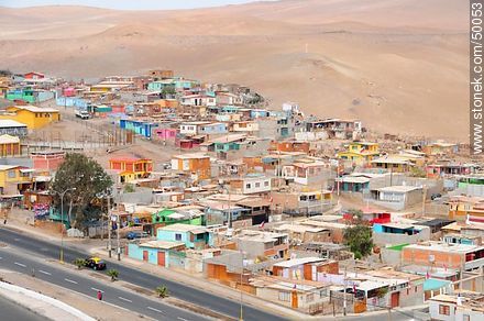 Avenida Rafael Sotomayor. Población Cerro La Cruz. - Chile - Otros AMÉRICA del SUR. Foto No. 50053