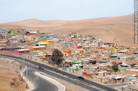 Avenida Rafael Sotomayor. Población Cerro La Cruz. - Chile - Otros AMÉRICA del SUR. Foto No. 50052