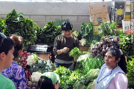 Sale of vegetables - Chile - Others in SOUTH AMERICA. Photo #49983