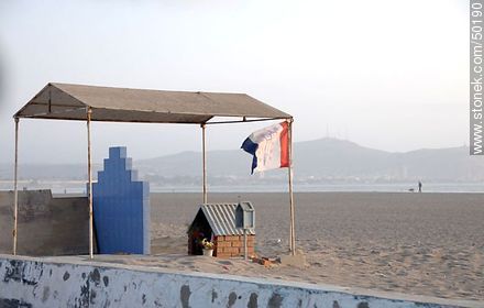 Animita en la playa Las Machas, Avenida Las Dunas. - Chile - Otros AMÉRICA del SUR. Foto No. 50190