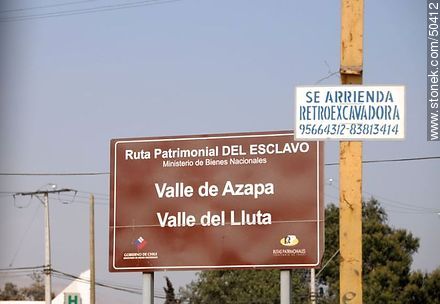 Ruta Patrimonial Del Esclavo. Valle de Azapa. (Slave Heritage Route. Azapa Valley.) - Chile - Others in SOUTH AMERICA. Photo #50412