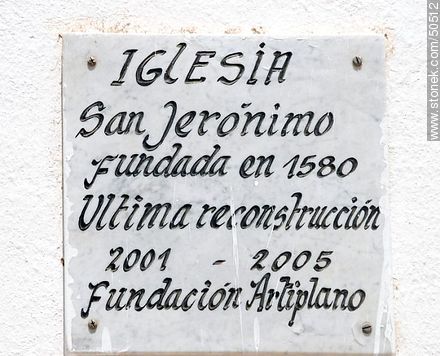 Iglesia San Jerónimo fundada en 1580. - Chile - Otros AMÉRICA del SUR. Foto No. 50512