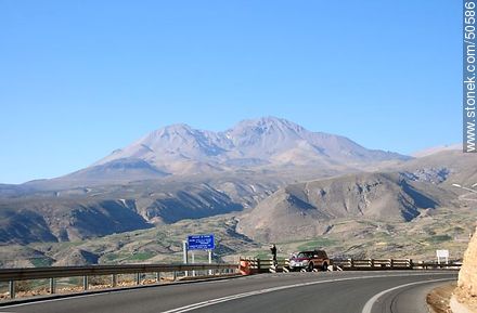 Mirador turístico de Putre, capital de la provincia de Parinacota. - Chile - Otros AMÉRICA del SUR. Foto No. 50586