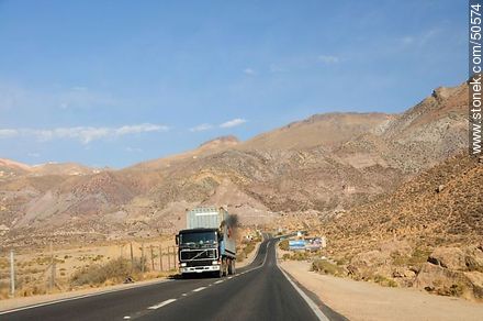 Ruta 11 hacia Putre - Chile - Otros AMÉRICA del SUR. Foto No. 50574