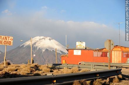 Copihué y el volcán Parinacota. - Chile - Otros AMÉRICA del SUR. Foto No. 50736