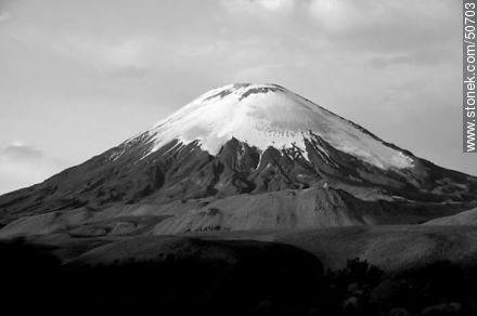 Volcán Parinacota al atardecer - Chile - Otros AMÉRICA del SUR. Foto No. 50703