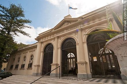 Front of the Vilardebo Hospital - Department of Montevideo - URUGUAY. Photo #51028