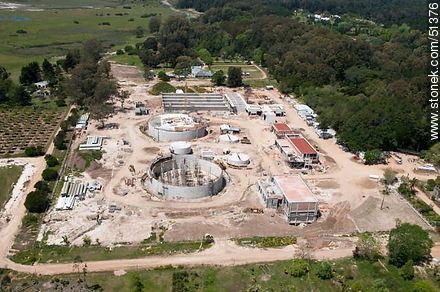 OSE plant under construction (2012) - Punta del Este and its near resorts - URUGUAY. Photo #51376