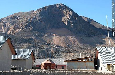 Housing under the mountains in Putre - Chile - Others in SOUTH AMERICA. Photo #51501