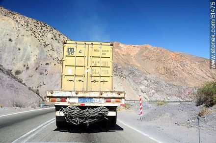 Camión con carga en ruta 11. - Chile - Otros AMÉRICA del SUR. Foto No. 51475