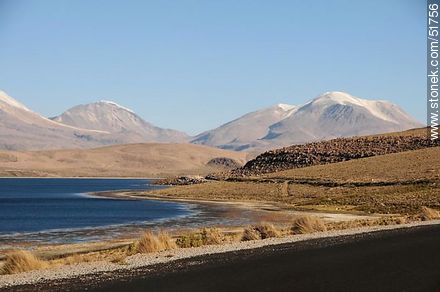 Lake Chungará and Nevados de Quimsachata.  - Chile - Others in SOUTH AMERICA. Photo #51756